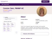 Website Screenshot Carolyn Clark, PMHNP-BC - Psychiatric Clinician | Mindpath Health