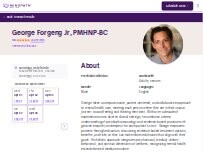 Website Screenshot George Forgeng, PMHNP-BC - Psychiatric Clinician | Mindpath Health