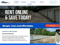 Website Screenshot BIG Storage Ocean Springs