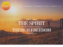Website Screenshot Freedom Ministries of Calvert
