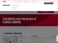 Website Screenshot Avis Car Rental