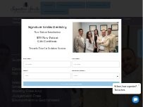 Website Screenshot Signature Smiles Dental