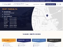 Website Screenshot Caliber Car Wash