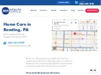 Website Screenshot 365 Health Services- Reading