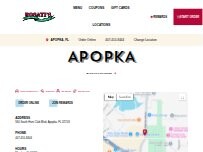 Website Screenshot Rosati's Pizza Pub Authentic Chicago Pizza