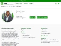 Website Screenshot Michael Spears - TD Wealth Financial Advisor