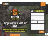Website Screenshot Stitt's Tree Service