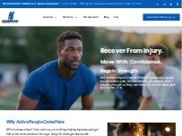 Website Screenshot Performance Sport Care - Douglas F. Cancel, DC