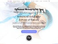 Website Screenshot Permanent Make Up by Deb Long