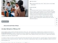 Website Screenshot Alcohol Rehab Wilson