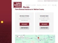 Website Screenshot Farm Bureau Insurance