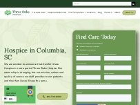 Website Screenshot Three Oaks Hospice | Columbia