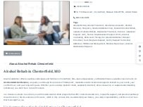 Website Screenshot Chesterfield Alcohol Treatment Center
