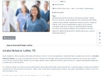 Website Screenshot Alcohol Rehab Lufkin
