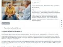 Website Screenshot Marana Alcohol Rehab