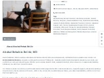 Website Screenshot Bel Air Alcohol Treatment Center