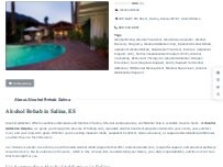 Website Screenshot Alcohol Rehab Salina