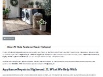 Website Screenshot All State Appliance Repair Highwood