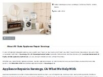 Website All State Appliance Repair Saratoga