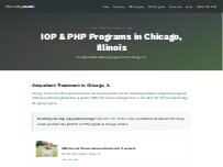 Website Screenshot IOP Program Chicago