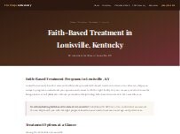 Website Screenshot Louisville Christian Rehab Centers