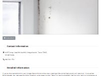 Website Screenshot College Station Mold Remediation