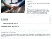 Website Screenshot Antelope Alcohol Rehab