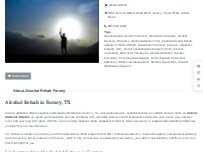 Website Screenshot Forney Alcohol Rehab