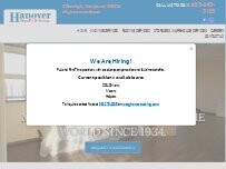 Website Screenshot Hanover Transfer & Storage