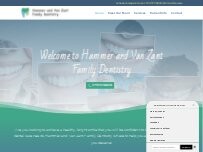 Website Screenshot Hammer and Van Zant Family Dentistry