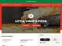 Website Screenshot Little Vince's Pizza