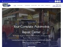 Website Screenshot Sternquist Garage and Tire