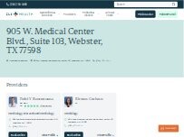 Website Screenshot CLS Health Cardiologists — Clear Lake (Suite 103)