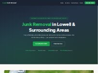 Website Screenshot Lowell Junk Removal