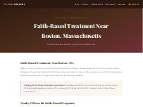 Website Screenshot Christian Rehab Boston