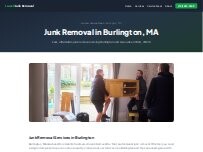 Website Screenshot Burlington Junk Removal