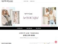 Website Screenshot Apricot Lane Boutique