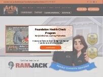 Website Screenshot Arta Foundation Repair