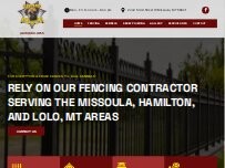 Website Screenshot Secure Fence Missoula