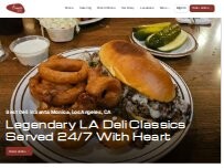 Website Screenshot Canter's Deli