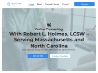 Website Screenshot Robert L Holmes, LCSW