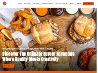 Website Screenshot Fat Ronnie's Burger Bar NYC