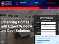 Website Screenshot Patriots' Pride Windows and Doors