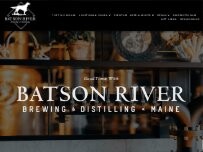 Website Screenshot Batson River Brewing & Distilling - Kennebunk