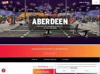 Website Screenshot Crunch Fitness - Aberdeen