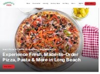 Website Screenshot Valentino's Pizza PCH