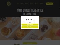 Website Screenshot Taichi Bubble Tea, Ramen and Poke Bowl - Utica