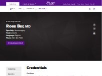 Website Screenshot Roee Ber, MD