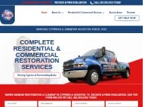 Website Screenshot Property Damage Restoration Services (PDR Services)