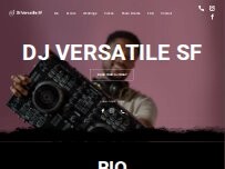 Website Screenshot DJ VERSATILE SF